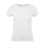 T-shirt personnalisé col rond femme blanc en coton 145 gr/m² | B&C®- Bicy White | pandacola - thumb - 3