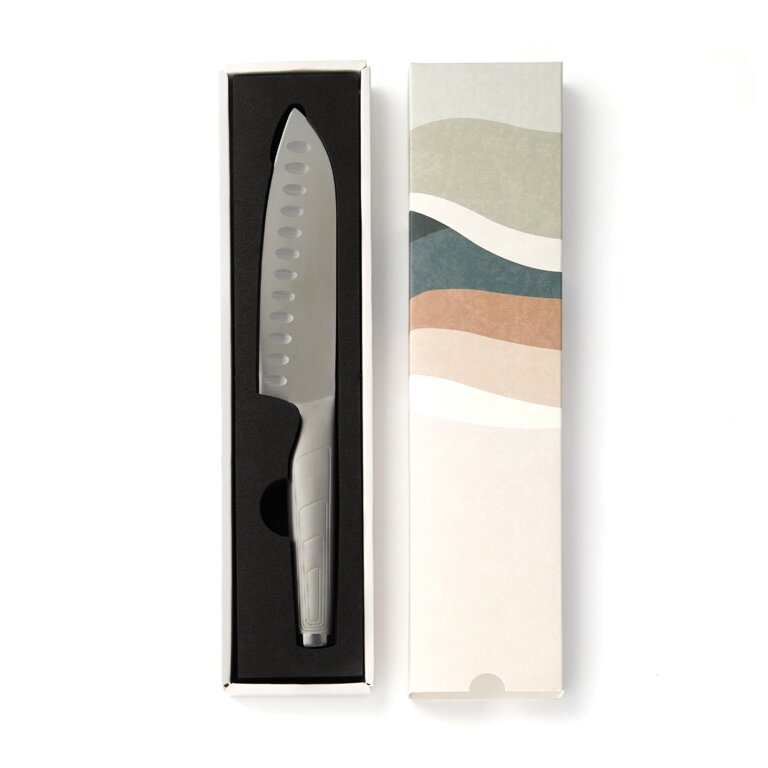 Couteau personnalisable santoku en acier - Kiru | pandacola - 2