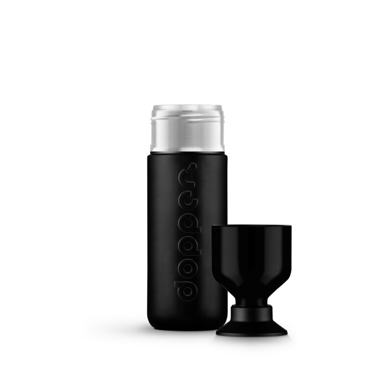 Gourde isotherme personnalisable en métal | DOPPER® - Ligto Sombre | pandacola - 2