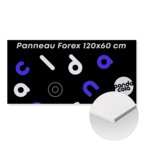 Panneau Forex 3mm marqué au recto en format paysage 120x60 cm - Parko | pandacola - thumb - 1