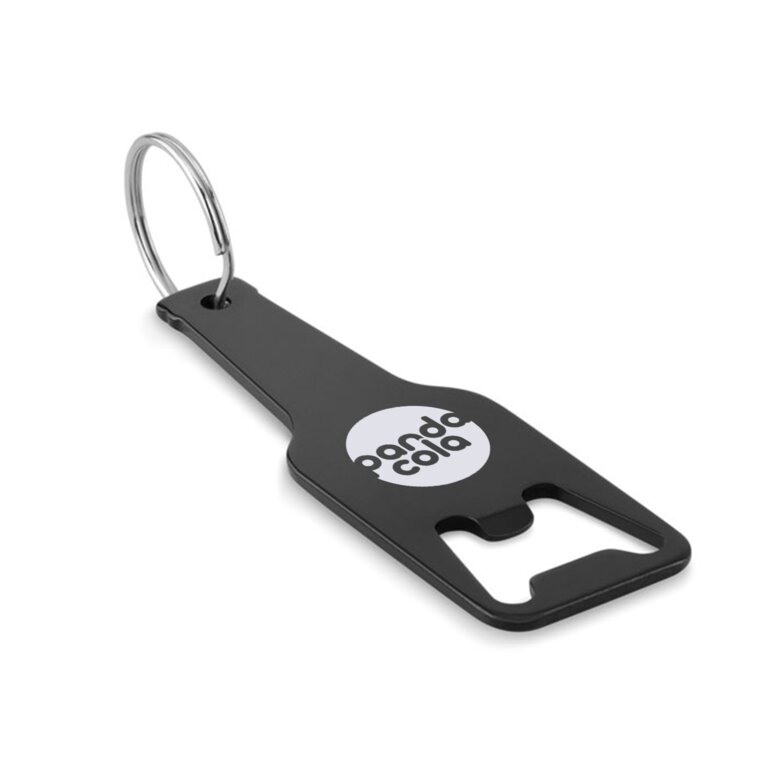 Porte-clés décapsuleur publicitaire en aluminium - Botelia | pandacolach