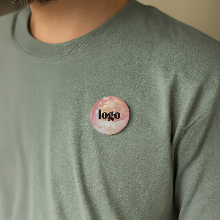 Badge personnalisé rond Ø3,2 cm - Paty | pandacola
