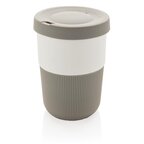 Tasse publicitaire éco-responsable 380 ml avec couvercle - Corlegro | pandacolach - thumb