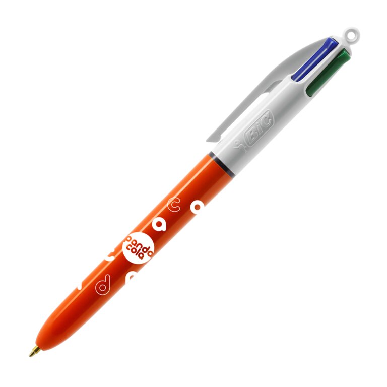 Stylo 4 couleurs bille fine publicitaire BIC® - 4 Couleurs Fine | pandacolach