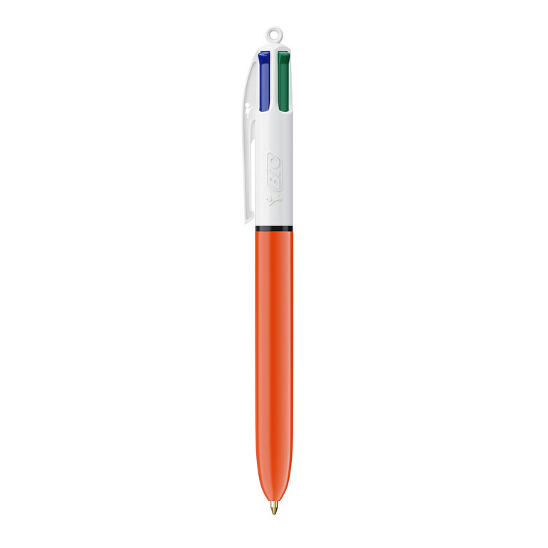 Stylo 4 couleurs bille fine publicitaire BIC® - 4 Couleurs Fine | pandacola
