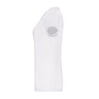 T-shirt personnalisé col v femme blanc en coton 165 gr/m² | FRUIT OF THE LOOM® - Tango White | pandacola - thumb - 2