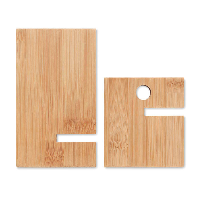 Support de téléphone personnalisable en bambou - Whippy | pandacolach - 2