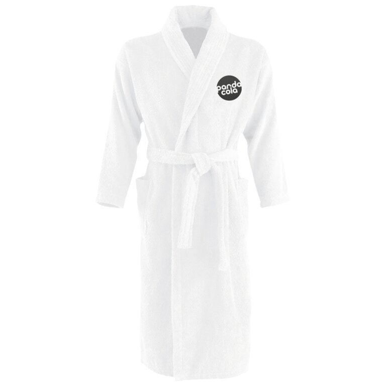 Peignoir unisexe blanc personnalisable 400 gr/m² - Palace | pandacolach