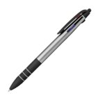 Stylo à bille personnalisable 3 couleurs avec antidérapant et embout tactile - Yamete | pandacolach - thumb