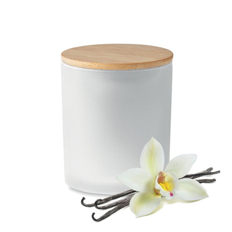Bougie personnalisée avec couvercle en bambou différentes tailles - Saibo | pandacolach - 1