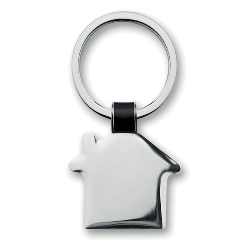 Porte clés en forme de maison personnalisable métallique - Pic | pandacolach