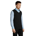 Pull personnalisé en col V sans manches en coton 225 gr/pc - Gentlemen | pandacola - thumb - 2
