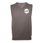 Pull personnalisé en col V sans manches en coton 225 gr/pc - Gentlemen | pandacolach - thumb - 3