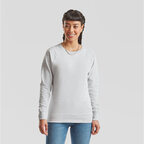 Sweat personnalisé raglan femme en coton 240 gr/m² | FRUIT OF THE LOOM® - Habi | pandacola - thumb - 2