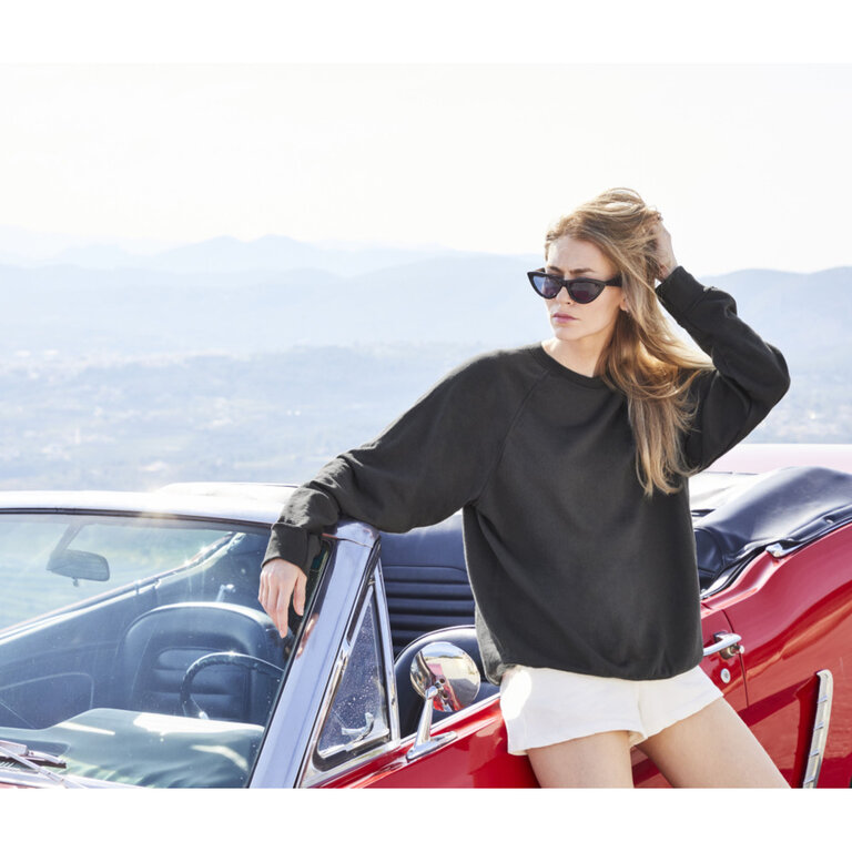 Sweat personnalisé raglan femme en coton 240 gr/m² | FRUIT OF THE LOOM® - Habi | pandacola - 3