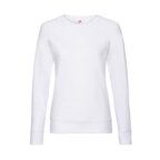 Sweat personnalisé raglan femme en coton 240 gr/m² | FRUIT OF THE LOOM® - Habi | pandacola - thumb