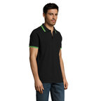 Polo Homme personnalisé bicolore en coton 200 gr/m² - Pasadena Couleur | pandacola - thumb - 1