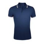 Polo Homme personnalisé bicolore en coton 200 gr/m² - Pasadena Couleur | pandacola - thumb