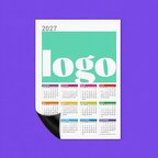 Calendrier magnet recto en PVC publicitaire 2027 0,5 mm - Magcal Pro | pandacola - thumb