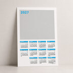 Calendrier magnet recto en PVC publicitaire 2027 0,5 mm - Magcal Pro | pandacola - thumb - 1