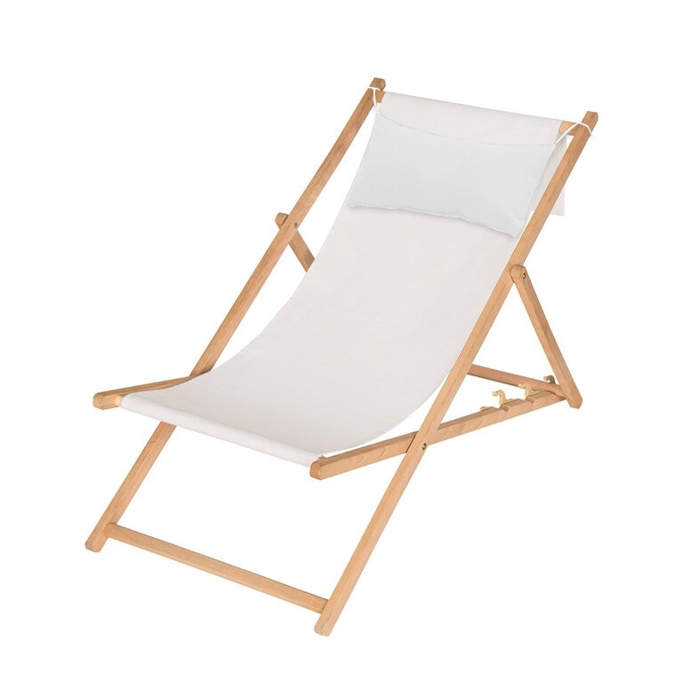 Chaise chilienne avec coussin personnalisable en bois - Couss | pandacolach