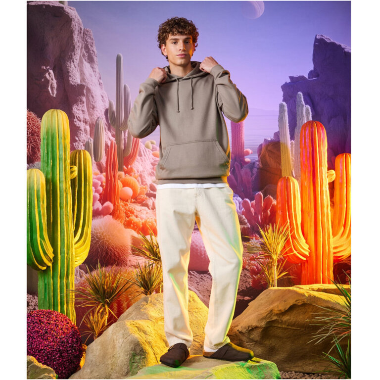 Sweat shirt à capuche unisexe personnalisable en coton 280 gr/m² | JUST HOODS® AWDis - Will | pandacola - 2