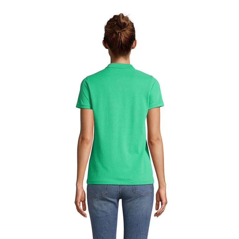 Polo promotionnel couleur femme en coton biologique à manches courtes 170 gr/m² - Planet | pandacolach - 3