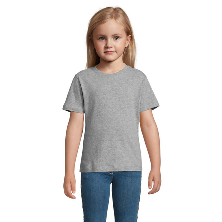 Tee-shirt personnalisable couleur enfant col rond en coton semi-peigné 150 gr/m² - Regent | pandacola