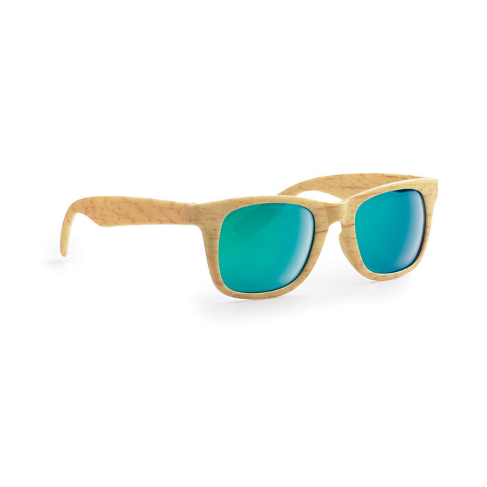 Lunettes de soleil personnalisées monture effet bois UV400 - Woodie | pandacolach - 1