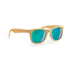 Lunettes de soleil personnalisées monture effet bois UV400 - Woodie | pandacola - thumb - 1