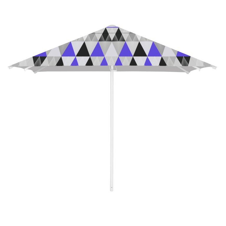 Parasol publicitaire carré ouverture avec poignée - Tahiti square | pandacolach - 2