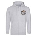 Sweat shirt zippé unisexe personnalisable en coton 280 gr/m² | JUST HOODS® AWDis - Rayan | pandacolach - thumb - 2