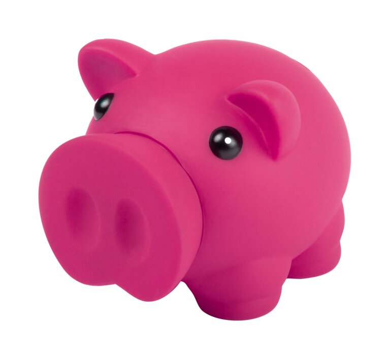 Tirelire promotionnelle cochon avec ouverture par le groin - Donax | pandacolach
