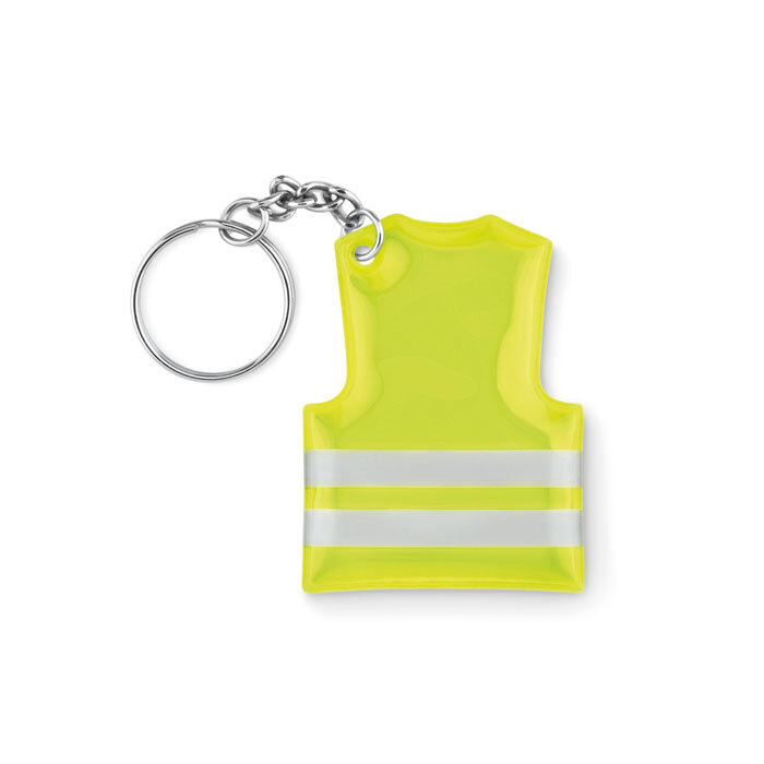 Porte-clés personnalisé en forme de gilet de sécurité - Visible Ring | pandacola