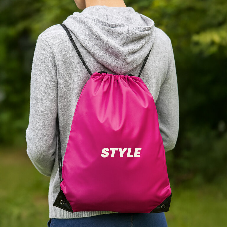 Sac à dos publicitaire cordelettes polyester 210D - Olympus | pandacola