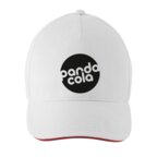 Casquette personnalisable tricolore 100% coton 260 gr/m² - Longchamp | pandacolach - thumb - 3