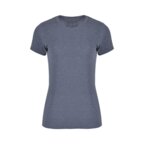 T-shirt personnalisable en polyester chiné 150 gr/m² - Paolo | pandacola - thumb