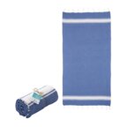 Fouta personnalisable en coton recyclé 140 gr/m² - Dodo | pandacola - thumb - 4