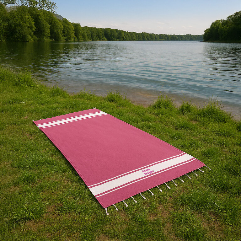 Fouta personnalisable en coton recyclé - Dodo uni 140G | pandacola