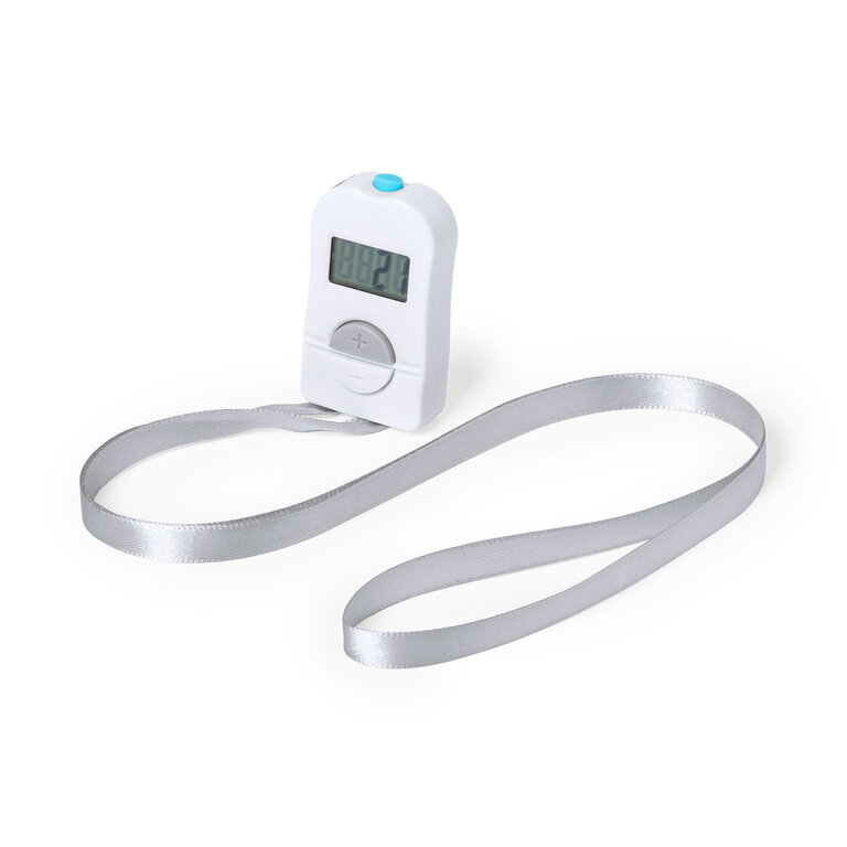 Compteur digital publicitaire avec tour de cou - Dolim | pandacolach