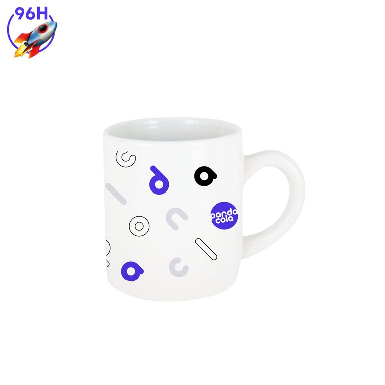 EXPRESS 96h - Mug promotionnel marquage sublimation 150 ml - Newark Mini Express | pandacola