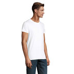 T-shirt personnalisable en coton bio 150 gr/m² - Crusader White | pandacola - thumb - 2