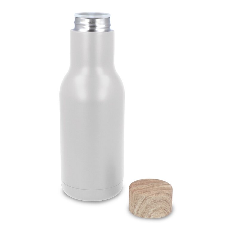 Bouteille isotherme personnalisable en acier inoxydable d'une capacité de 340 ml - Gustav | pandacola - 1