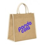 Cabas en jute coloré personnalisable - Cabaso | pandacola - thumb - 1