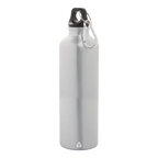 Gourde publicitaire en aluminium recyclé avec mousqueton 750 ml - Oregon | pandacola - thumb