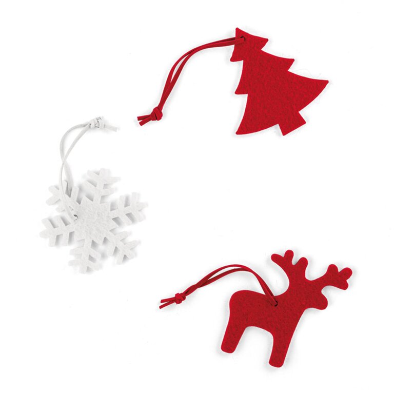 Set ornements de Noël feutrine - Renie | pandacolach