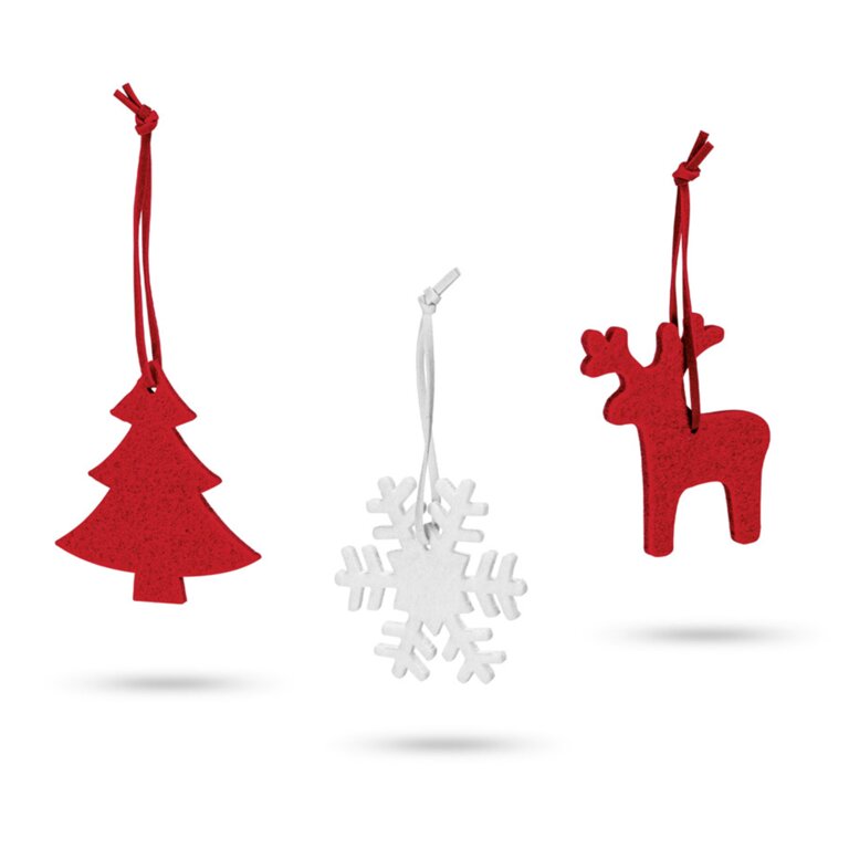 Set ornements de Noël feutrine - Renie | pandacolach