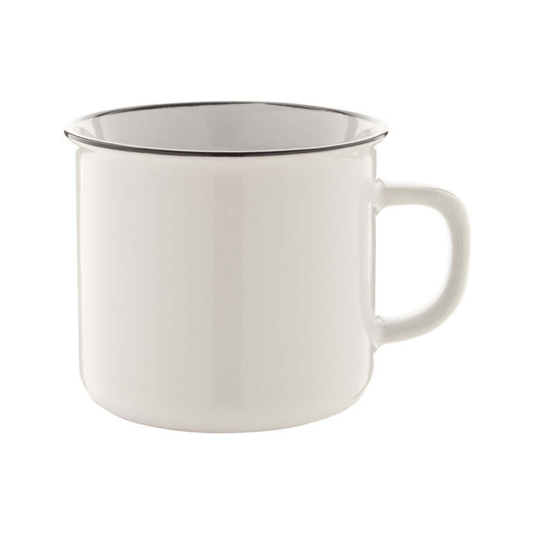Mug personnalisable vintage en céramique d'une capacité de 300 ml - Woodstock | pandacolach