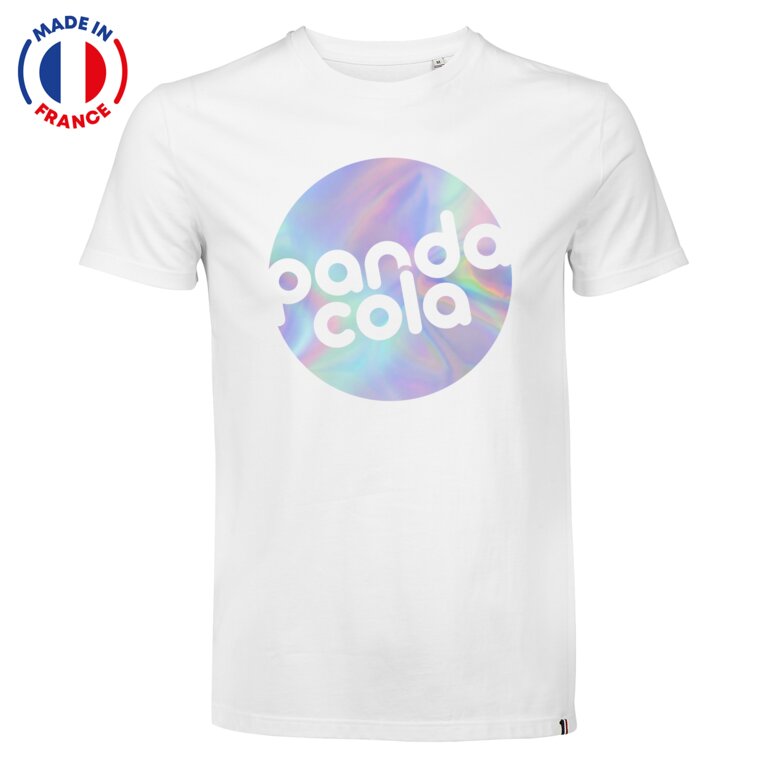 T-shirt personnalisé Made in France en coton peigné 150 gr/m² | ATF® - Leon white | pandacolach