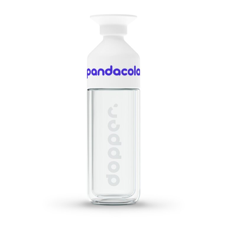 Gourde personnalisable isotherme en verre borosilicate 450 ml | DOPPER® - Ligtu Iso | pandacola